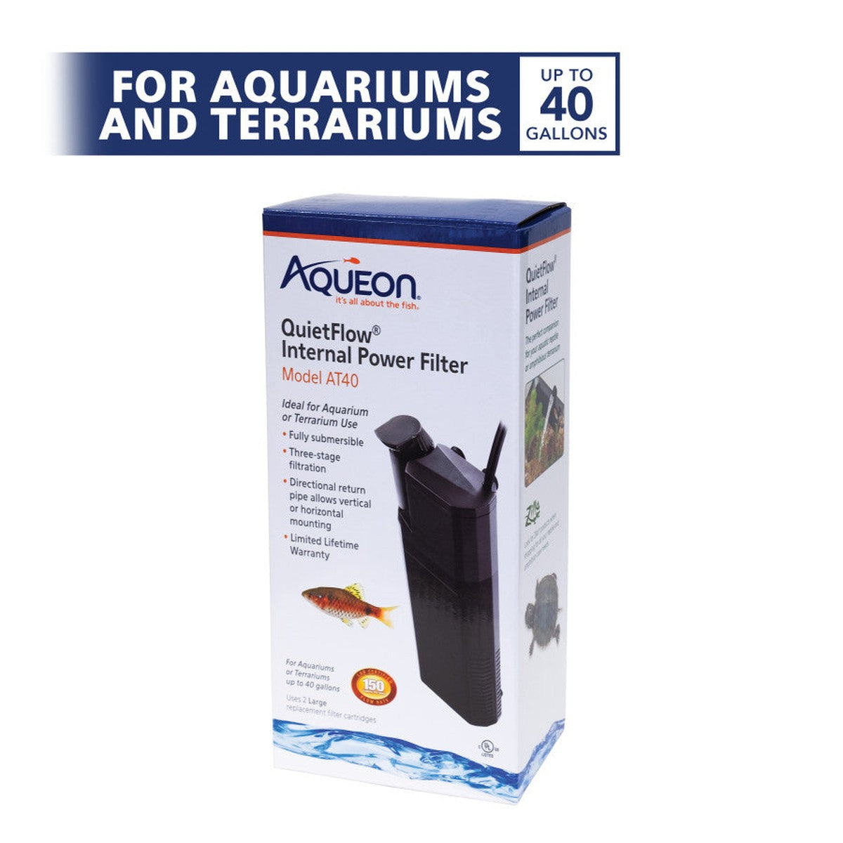 Aqueon QuietFlow Internal Power Filter AT40 Aqueon