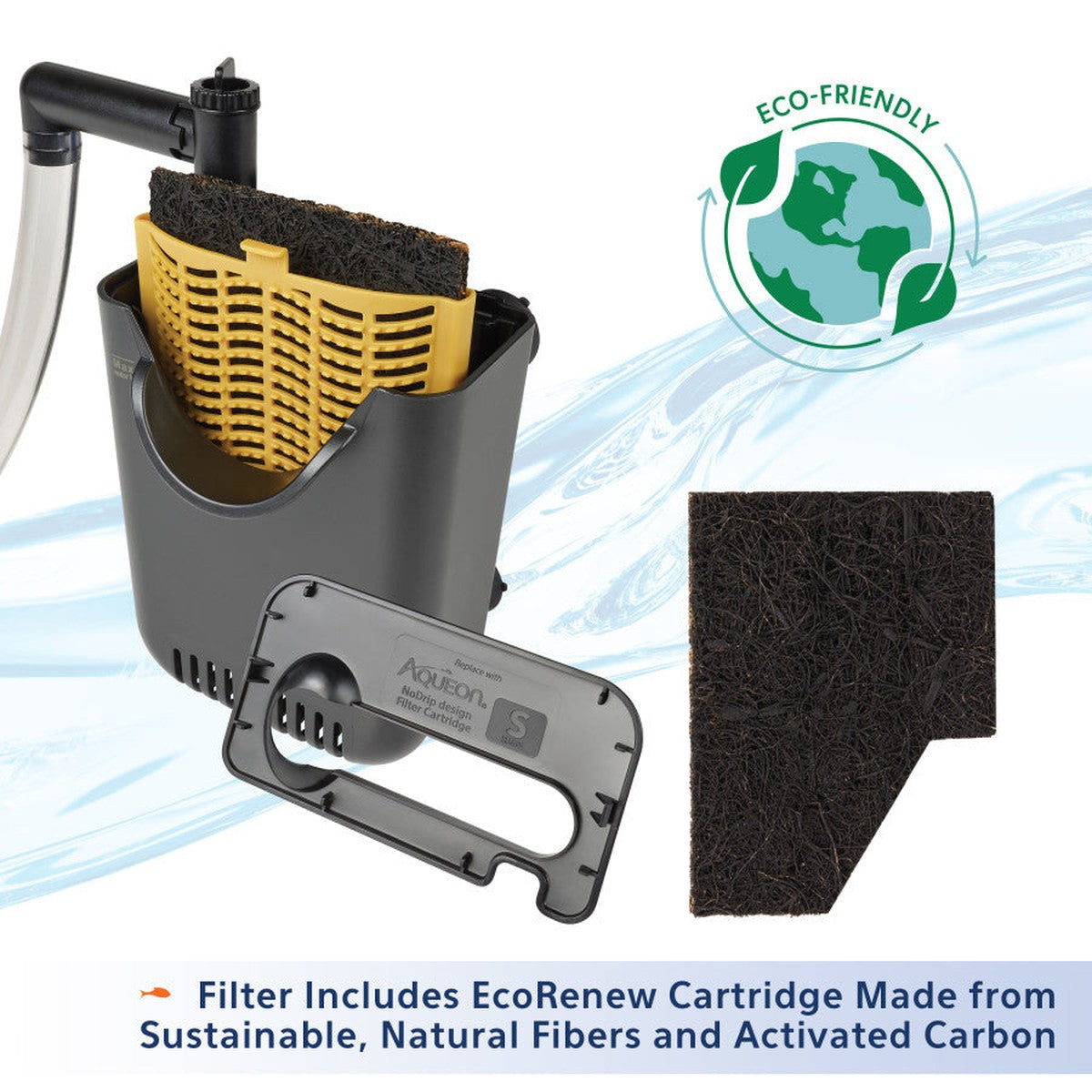 Aqueon® QuietFlow Internal Power Shrimp Filter with SmartClean Technology Aqueon