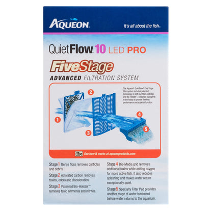 Aqueon QuietFlow LED PRO 10 Power Filter