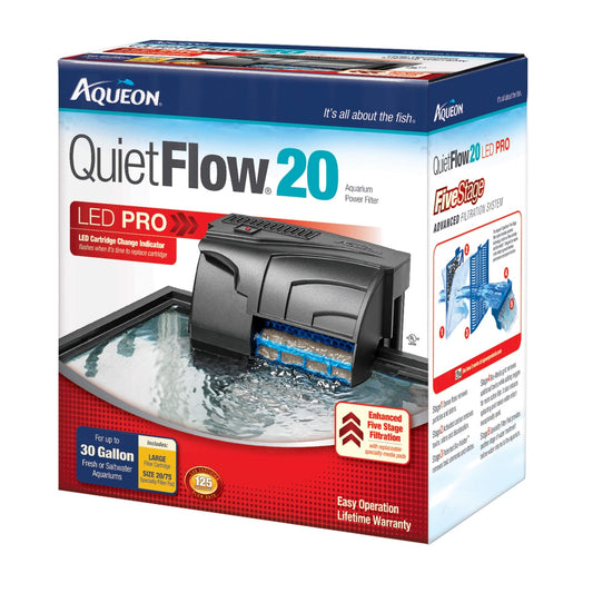 Aqueon QuietFlow LED PRO 20 Power Filter Aqueon