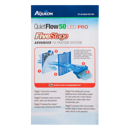 Aqueon QuietFlow LED PRO 50 Power Filter Aqueon