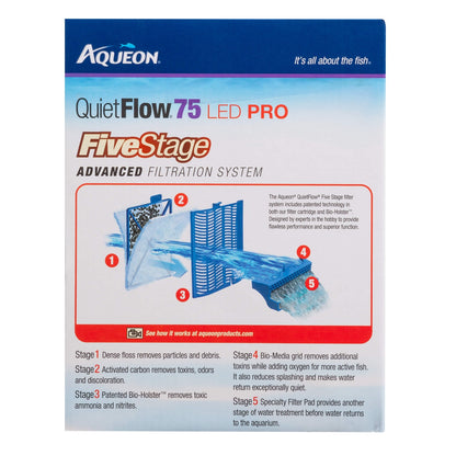 Aqueon QuietFlow LED PRO 75 Power Filter Aqueon