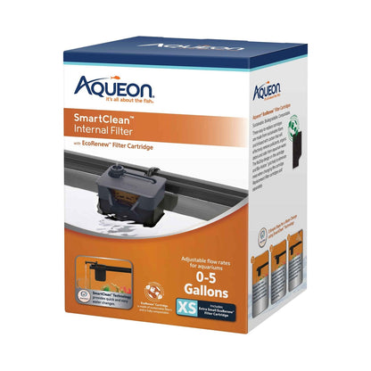 Aqueon QuietFlow SmartClean Internal Filter - 5g