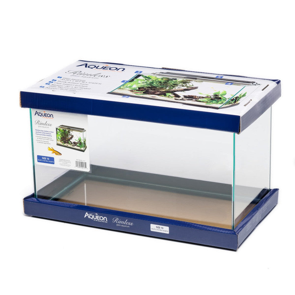 Aqueon Rimless Rectangle Aquarium Aqueon