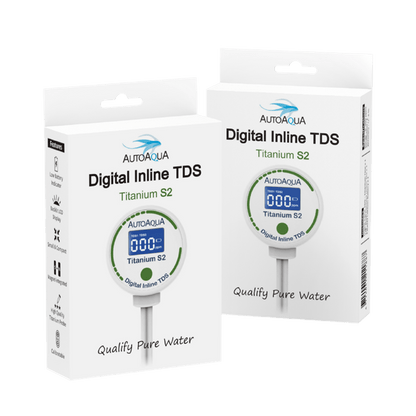 AutoAqua Digital Inline TDS - Titanium S2