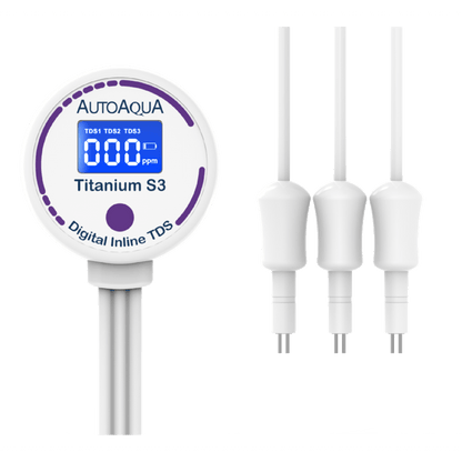 AutoAqua Digital Inline TDS - Titanium S3 AutoAqua / XPAQUA