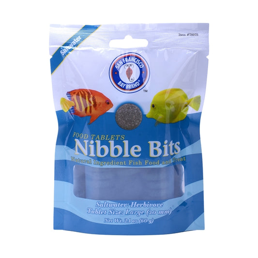 Bay Brand Nibble Bits - Saltwater Herbivore Large Tablets 2.1oz