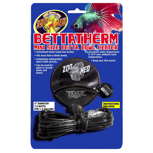 Zoo Med BettaTherm™ Mini Size Betta Bowl Heater Zoo-Med