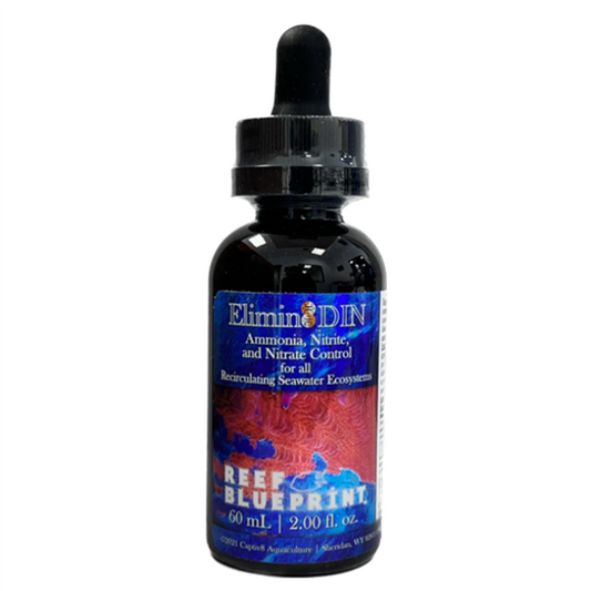 Captiv8 Reef BluePrint – Elimin8 DIN (60 mL, 355 mL) — Targeted Dissolved Inorganic Nitrogen Control