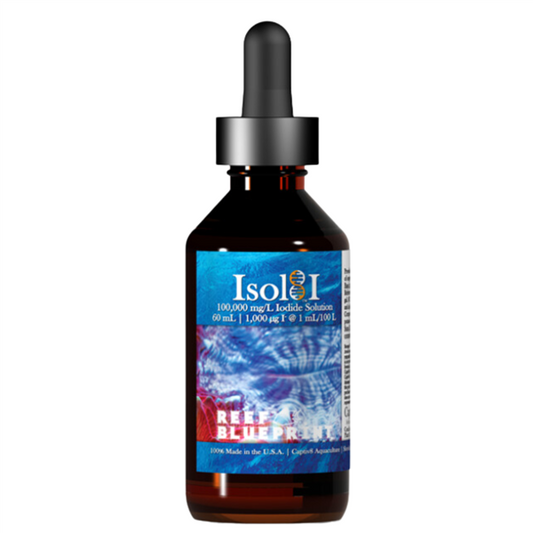 Captiv8 Reef BluePrint – Isol8:I (60 mL) — Ultra-Pure Iodine (I) Trace Supplement for Marine/Reef