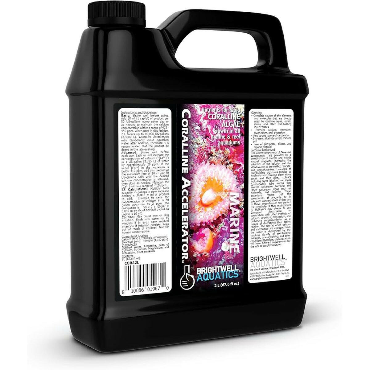 Coralline Accelerator – Essential Elements for Coralline Algae & Reef Growth Brightwell Aquatics