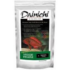 Dainichi Cichlid Veggie Deluxe Sinking Small Pellet Food 8.8oz