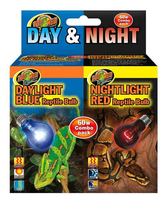 Zoo Med Day & Night Reptile Bulb Combo Pack Zoo-Med