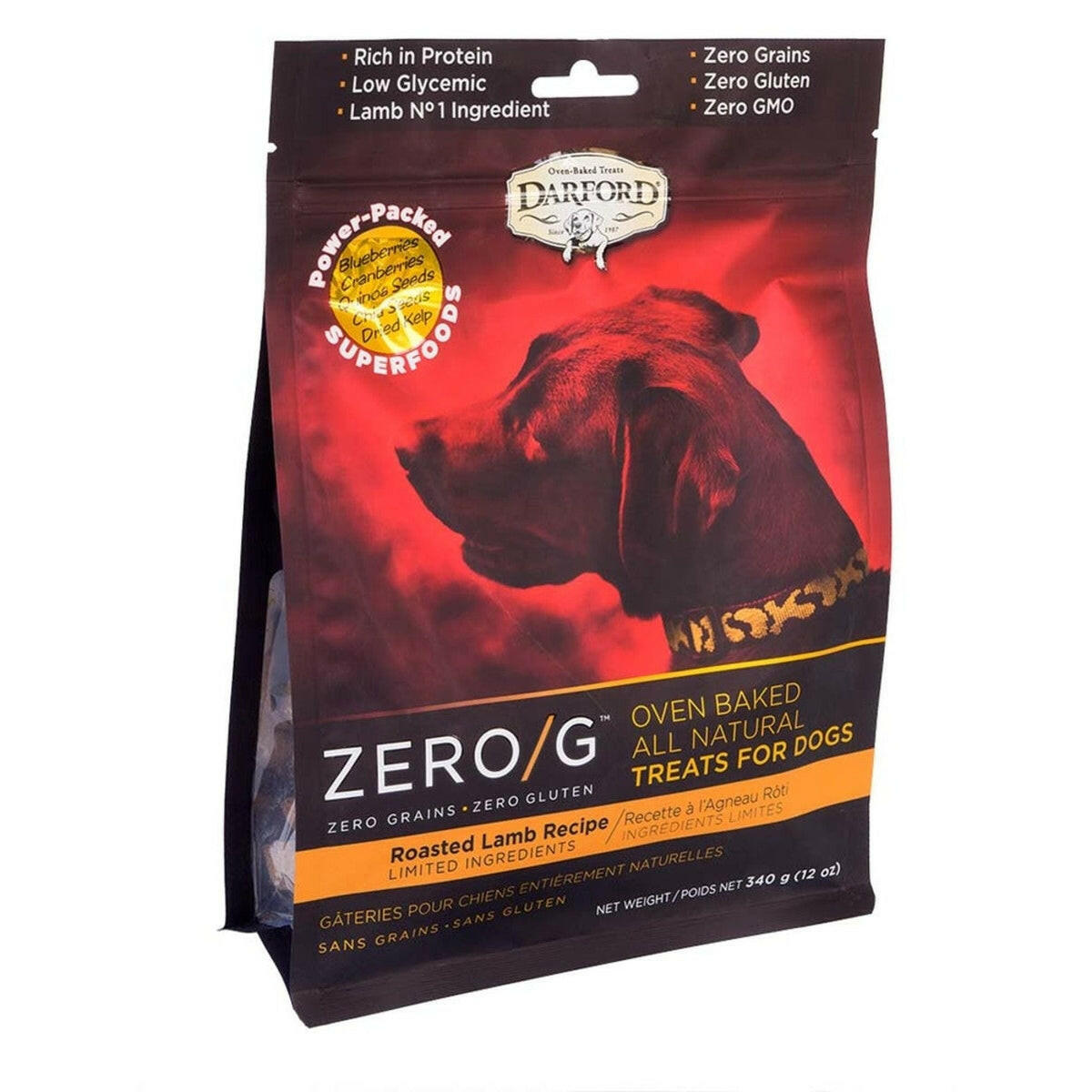 Darford Zero/G Oven Baked Dog Treats Roasted Chicken Recipe Darford