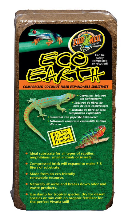 Zoo Med Eco Earth® Coconut Fiber Substrate Zoo-Med