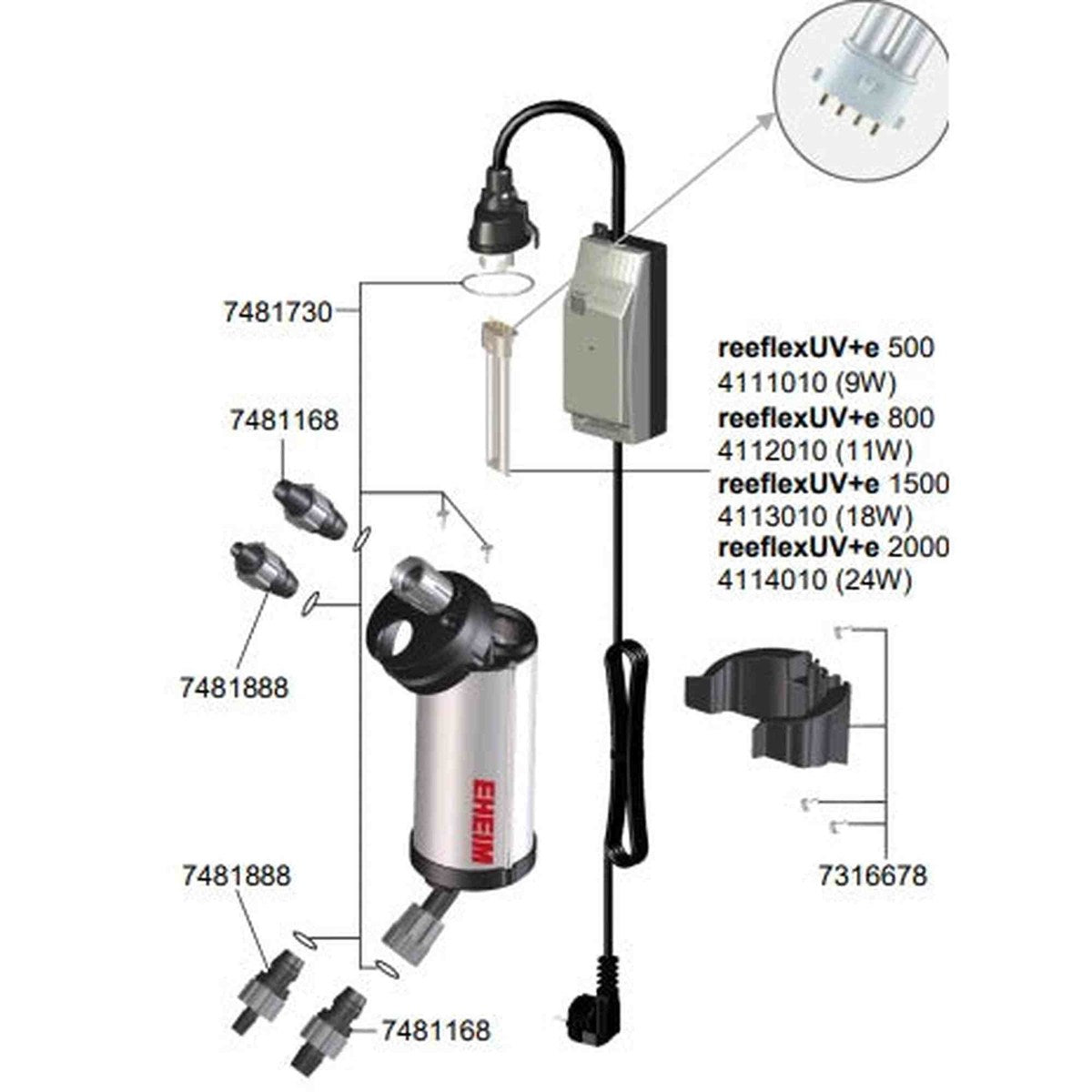 Eheim reeflexUV 800+e - WiFi - 11 Watt