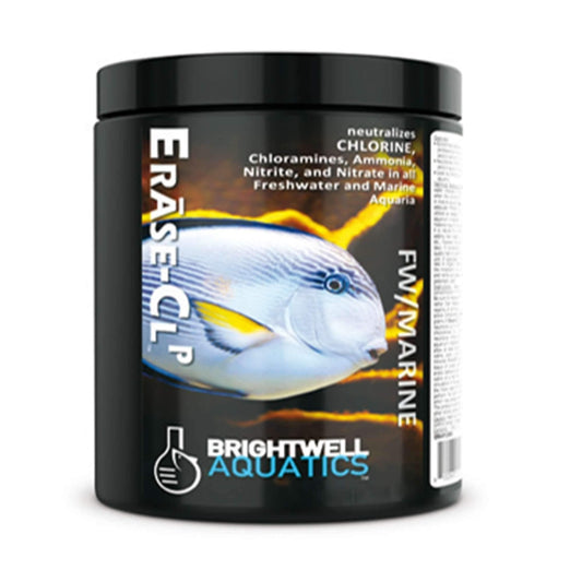 Erase-Cl P – Advanced Powdered Water Conditioner for Marine & Freshwater Aquariums Brightwell Aquatics