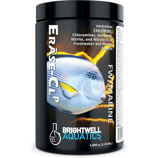 Erase-Cl P – Advanced Powdered Water Conditioner for Marine & Freshwater Aquariums Brightwell Aquatics