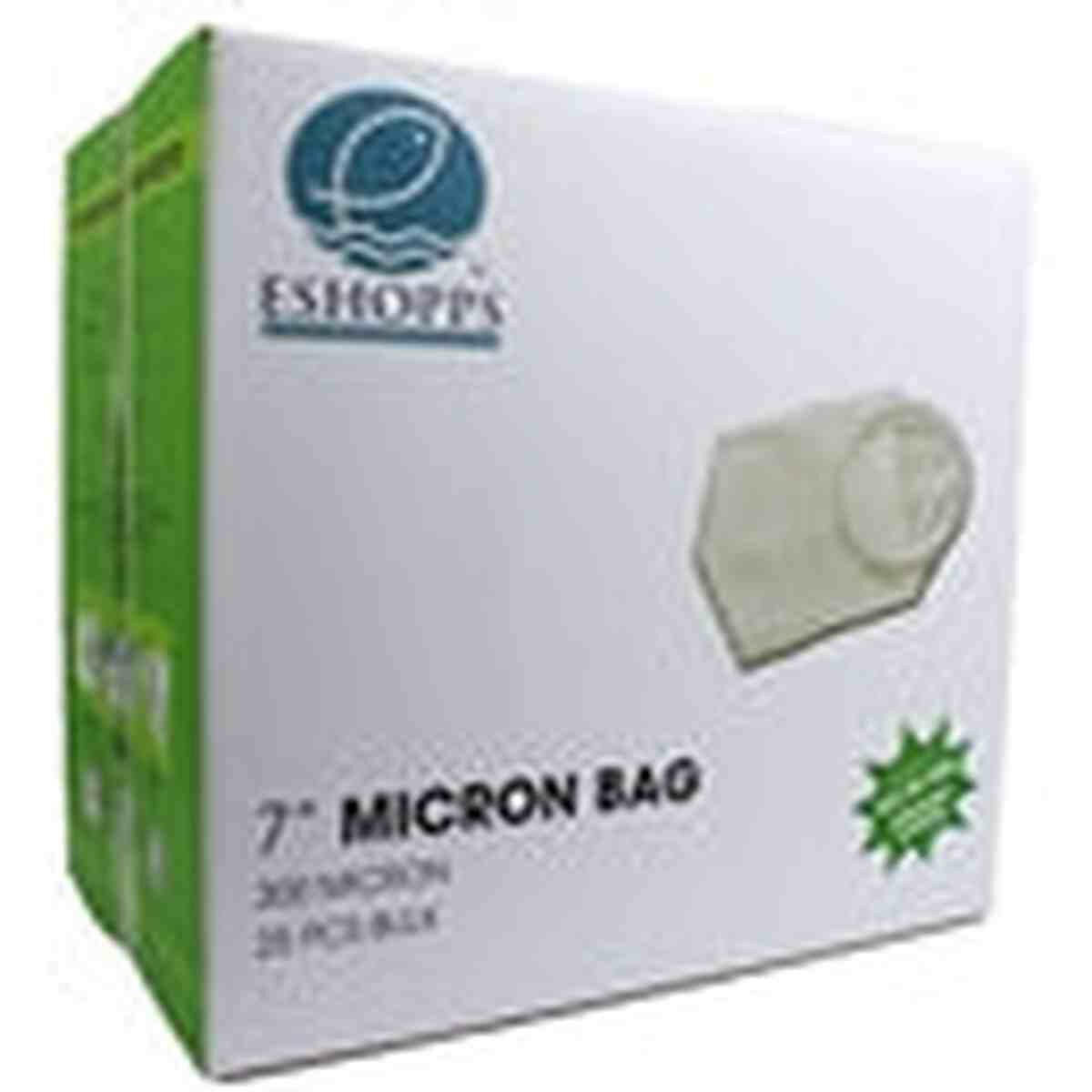 Eshopps Round Filter Sock 7" 300 Micron 25 Pack Eshopps