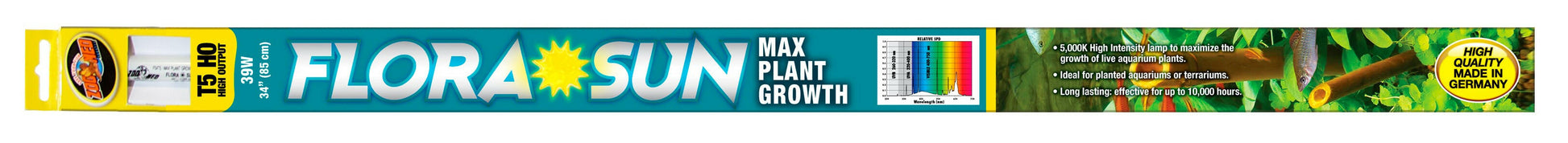 Zoo Med T5 HO Flora Sun® Maximum Plant Growth Zoo-Med