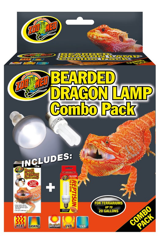 Zoo Med Bearded Dragon Lamp Combo Pack Zoo-Med