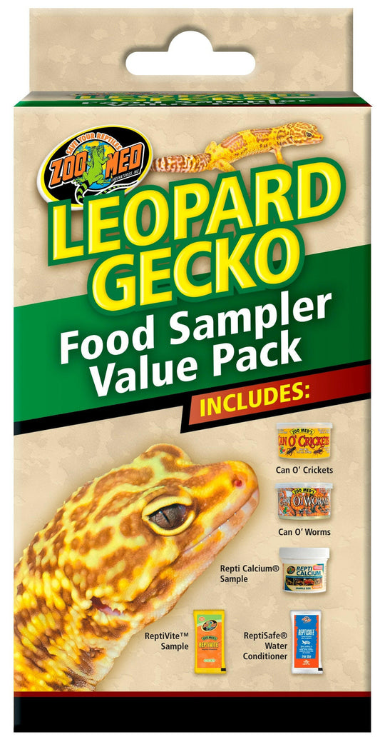 Zoo Med Leopard Gecko Sampler Value Pack.
