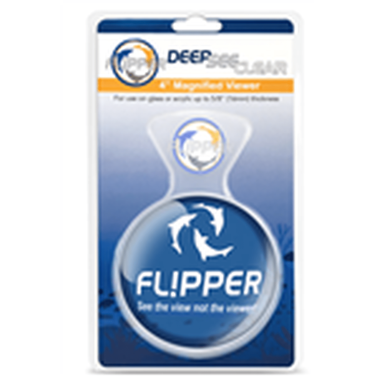 Flipper DeepSee Clear Magnified Viewer - Standard 4" Flipper