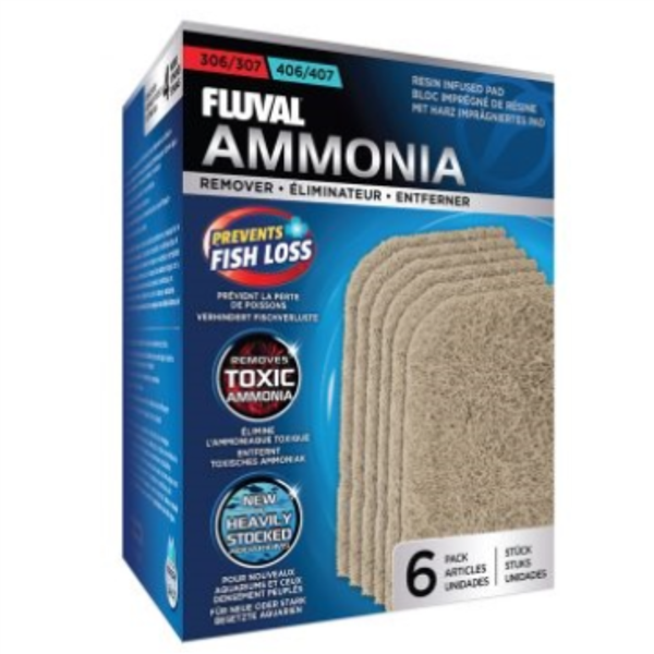 Fluval 307/407 Ammonia Remover Pad – 6 Pack