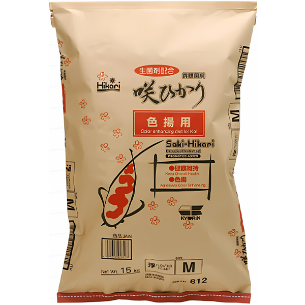 Hikari Saki-Hikari Color KOI Diet Floating Pellet Medium 33 lbs