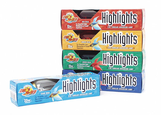 Zoo Med Highlights Incandescent Aquarium Bulbs Zoo-Med