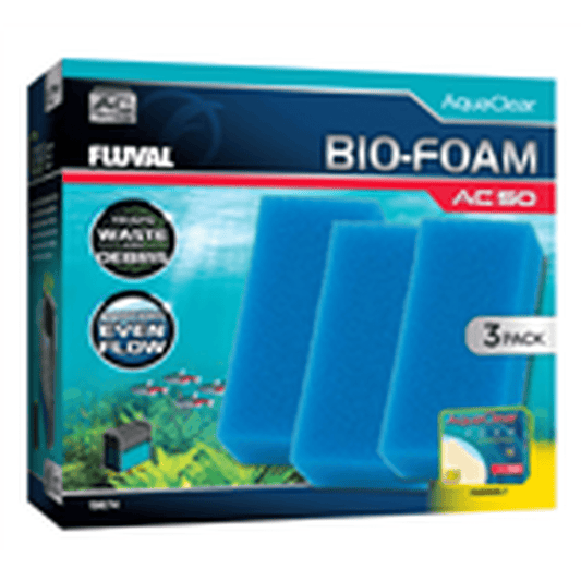 Hagen Fluval Biofoam Filter Blue 3pk - AC50 Hagen