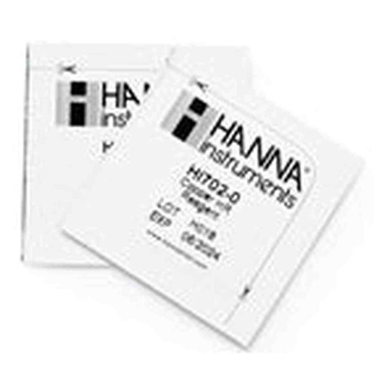 Hanna Copper High Range Checker Reagents 25 Tests - HI702-25 Hanna Instruments