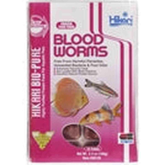 Hikari FROZEN Blood Worms 3.5oz Cube Hikari
