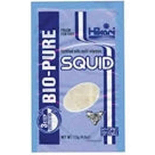Hikari FROZEN Squid Chunks 4oz Flat Hikari