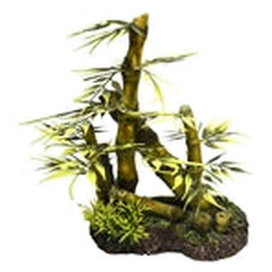 Hikari Resin Ornament - Bamboo w/ Plants Hikari