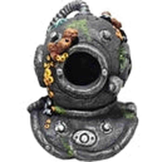Hikari Resin Ornament - Diving Helmet w/ Coral Hikari