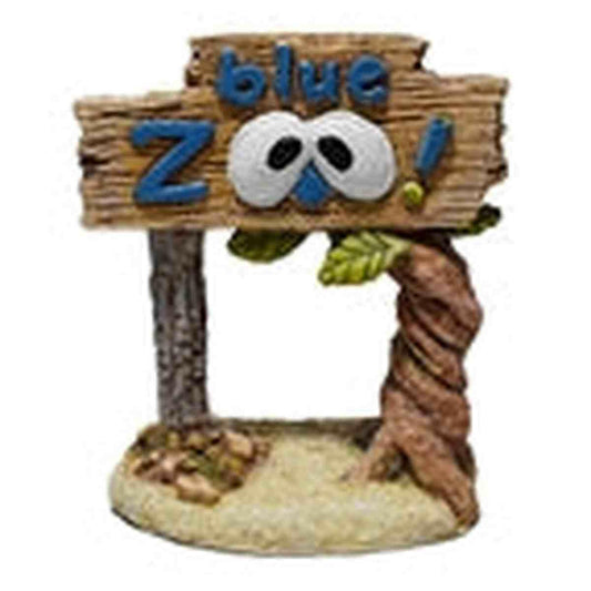 Hikari Resin Ornament - Weird Waters Blue Zoo Sign Hikari