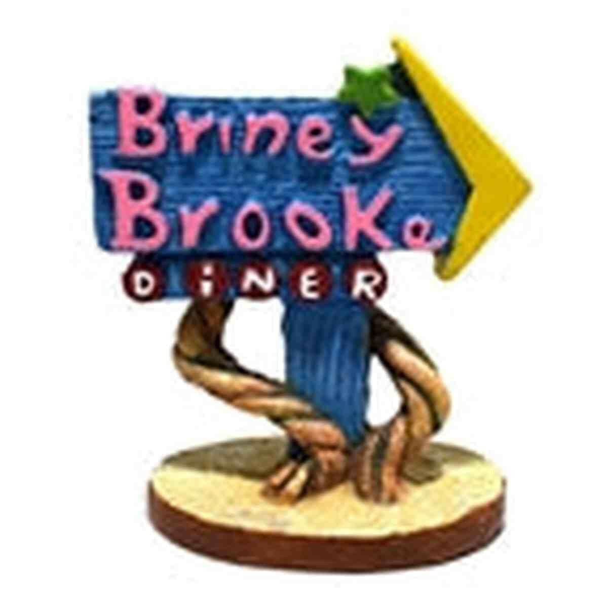 Hikari Resin Ornament - Weird Waters Briney Brook Diner Sign Hikari