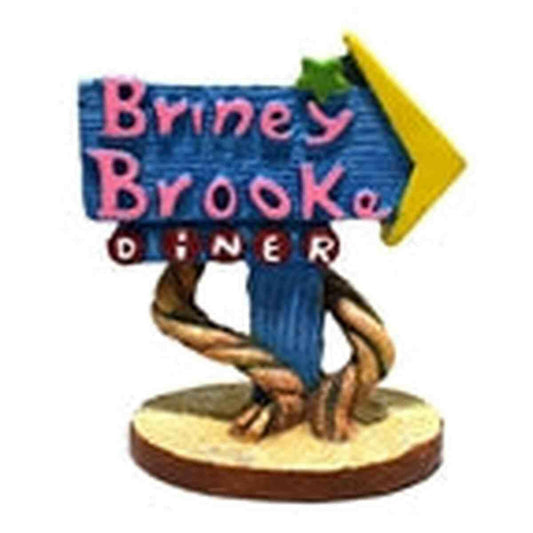 Hikari Resin Ornament - Weird Waters Briney Brook Diner Sign Hikari