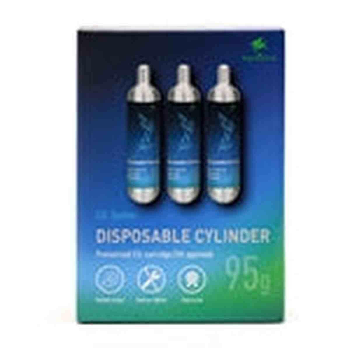 JBJ AquaZen CO2 System - Disposable CO2 Cylinder 95g - 3 pack JBJ