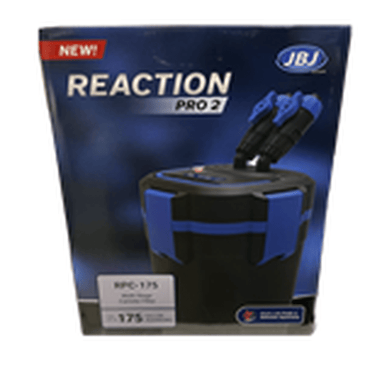 JBJ Reaction PRO 2 - Multi Stage Canister Filter up to 175 gallons, 13 Watt UV - 530 gph JBJ
