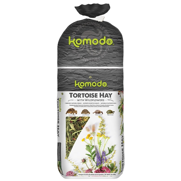 Komodo Tortoise Hay w/ Dried Wildflowers 24oz