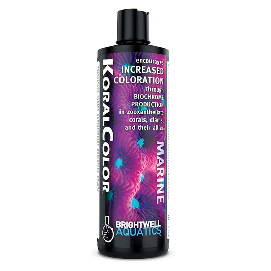 KoralColor – Biochrome Enhancer for Coral & Clam Coloration Brightwell Aquatics