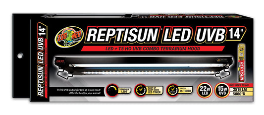 Zoo Med ReptiSun® LED UVB Combo Terrarium Hood Zoo-Med