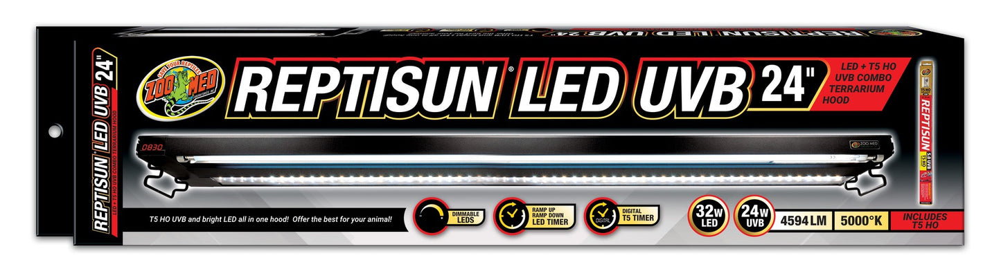 Zoo Med ReptiSun® LED UVB Combo Terrarium Hood Zoo-Med