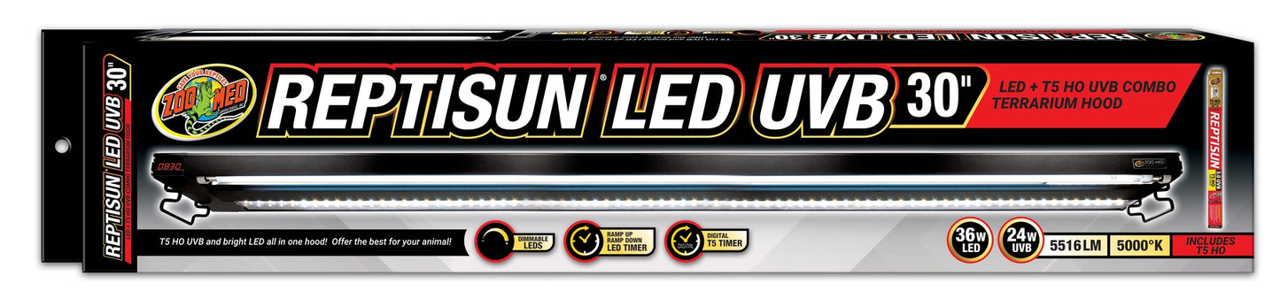 Zoo Med ReptiSun® LED UVB Combo Terrarium Hood Zoo-Med