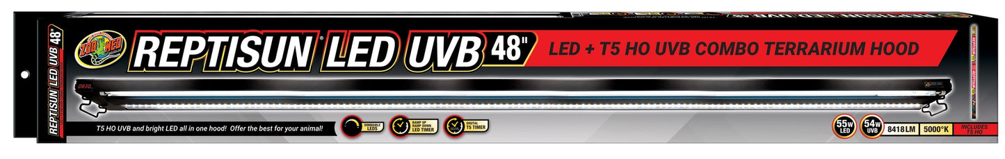 Zoo Med ReptiSun® LED UVB Combo Terrarium Hood Zoo-Med