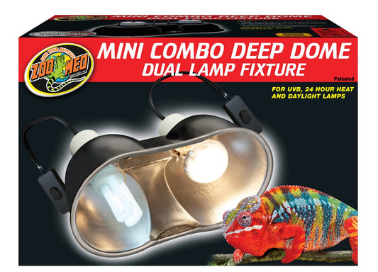 Zoo Med Mini Combo Deep Dome Lamp Fixture Zoo-Med