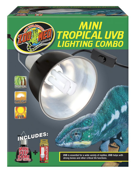 Zoo Med Mini Tropical UVB Lighting Combo Zoo-Med
