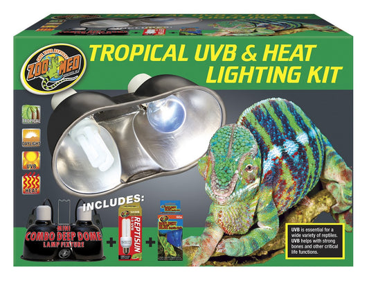 Zoo Med Tropical UVB & Heat Lighting Kit Zoo-Med